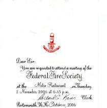 Bavicchi Ephemera Collection, November - December, 2006.